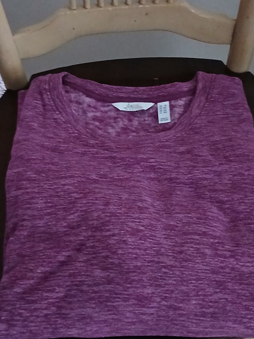 Denim & Co. Active Heathered Fleece Top w/Side Zippers